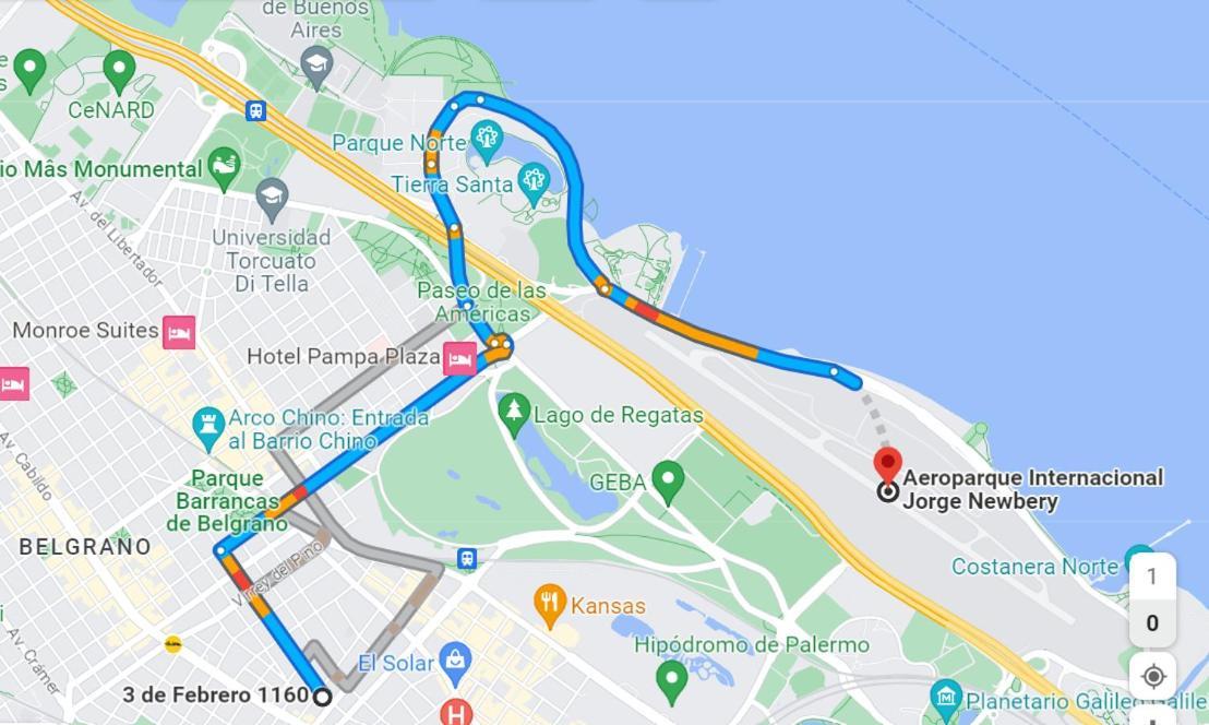 Calle 3 De Febrero, Departamento En Belgrano Буэнос-Айрес Экстерьер фото